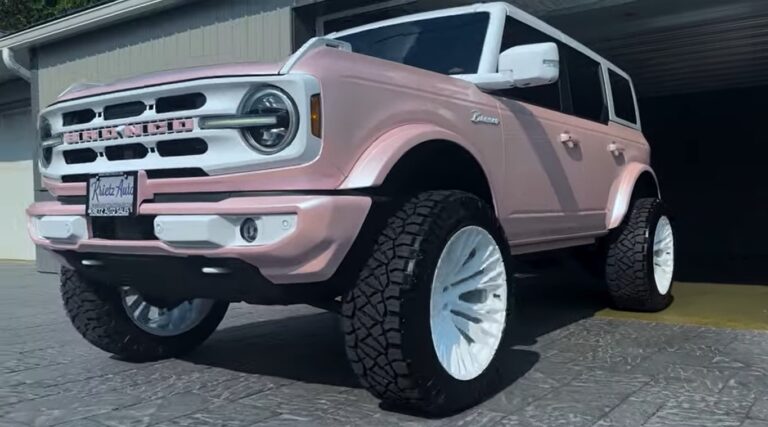 Pink Ford Bronco