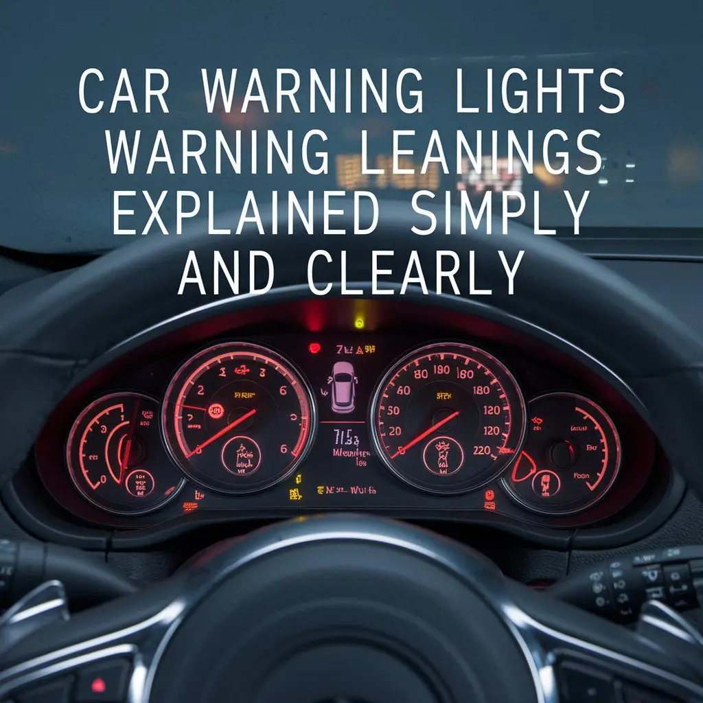 Car Warning Lights Meanings Explained Simply and Clearly