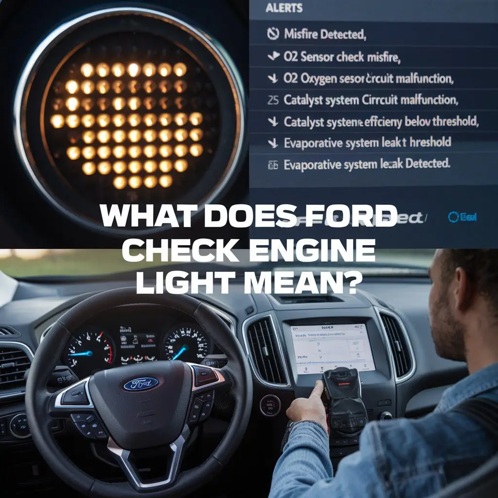 What does Ford check engine light mean