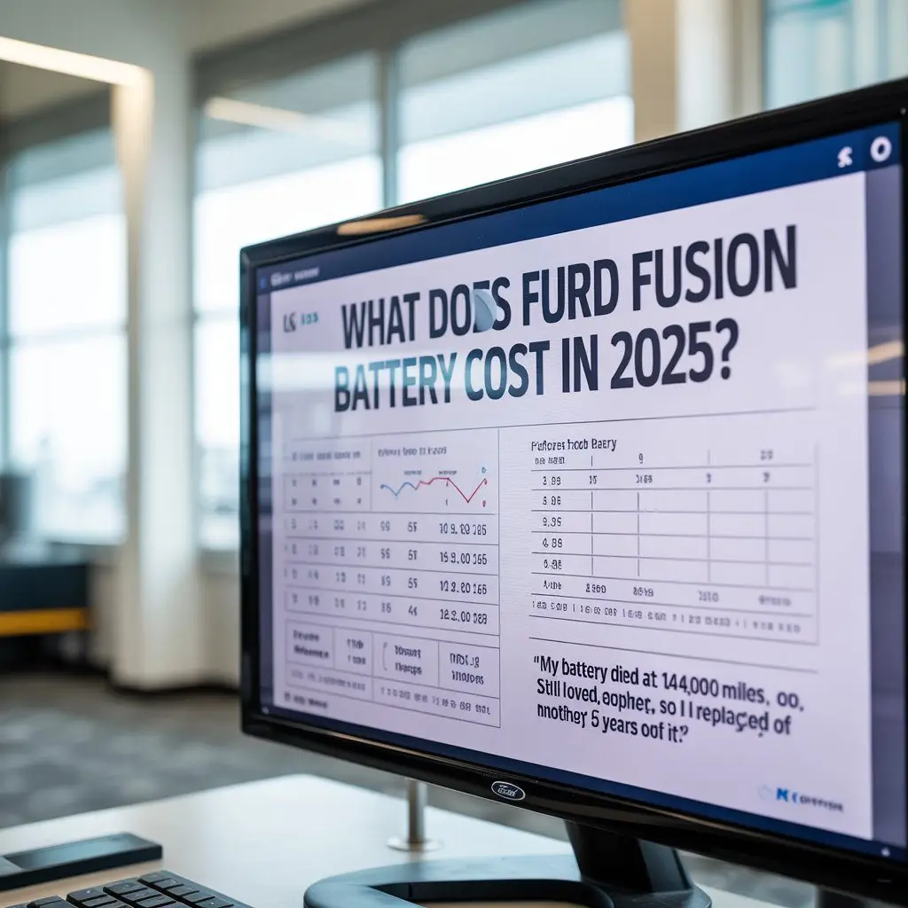 What does Ford Fusion hybrid battery cost