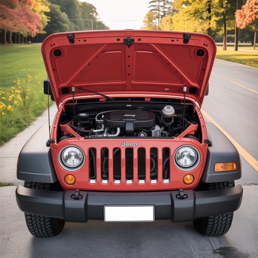 how to open jeep wrangler hood