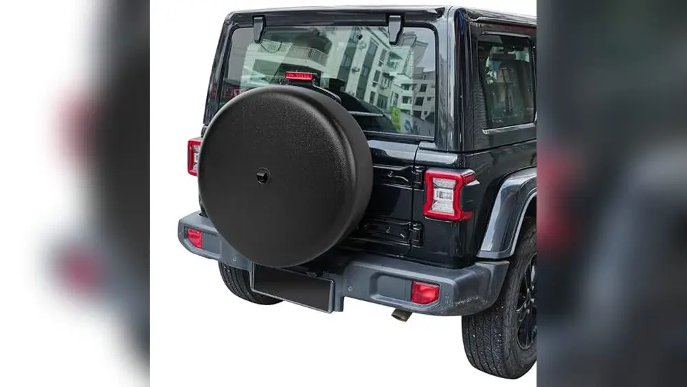 jeep wrangler ji tire cover with camera hole