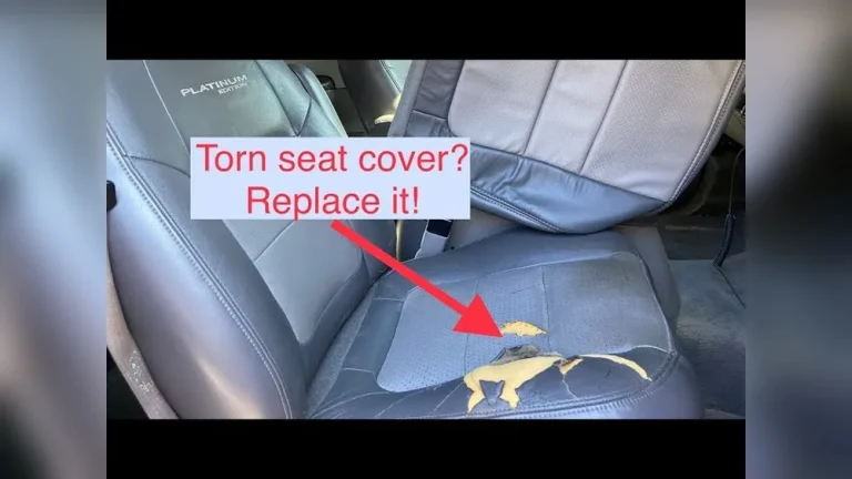 How to Fix Torn Seat Covers