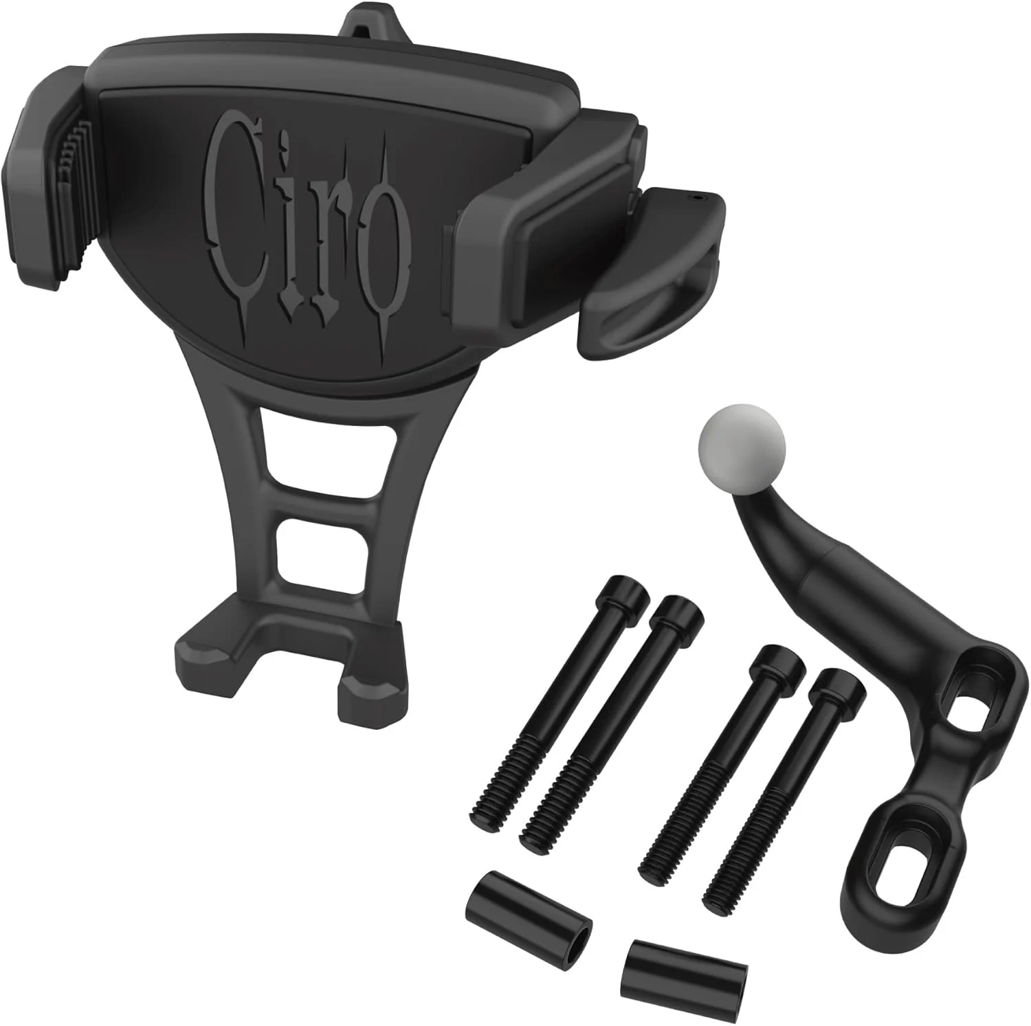 CIRO Constrictor™ Phone Holder with Offset Perch Mount (Black)