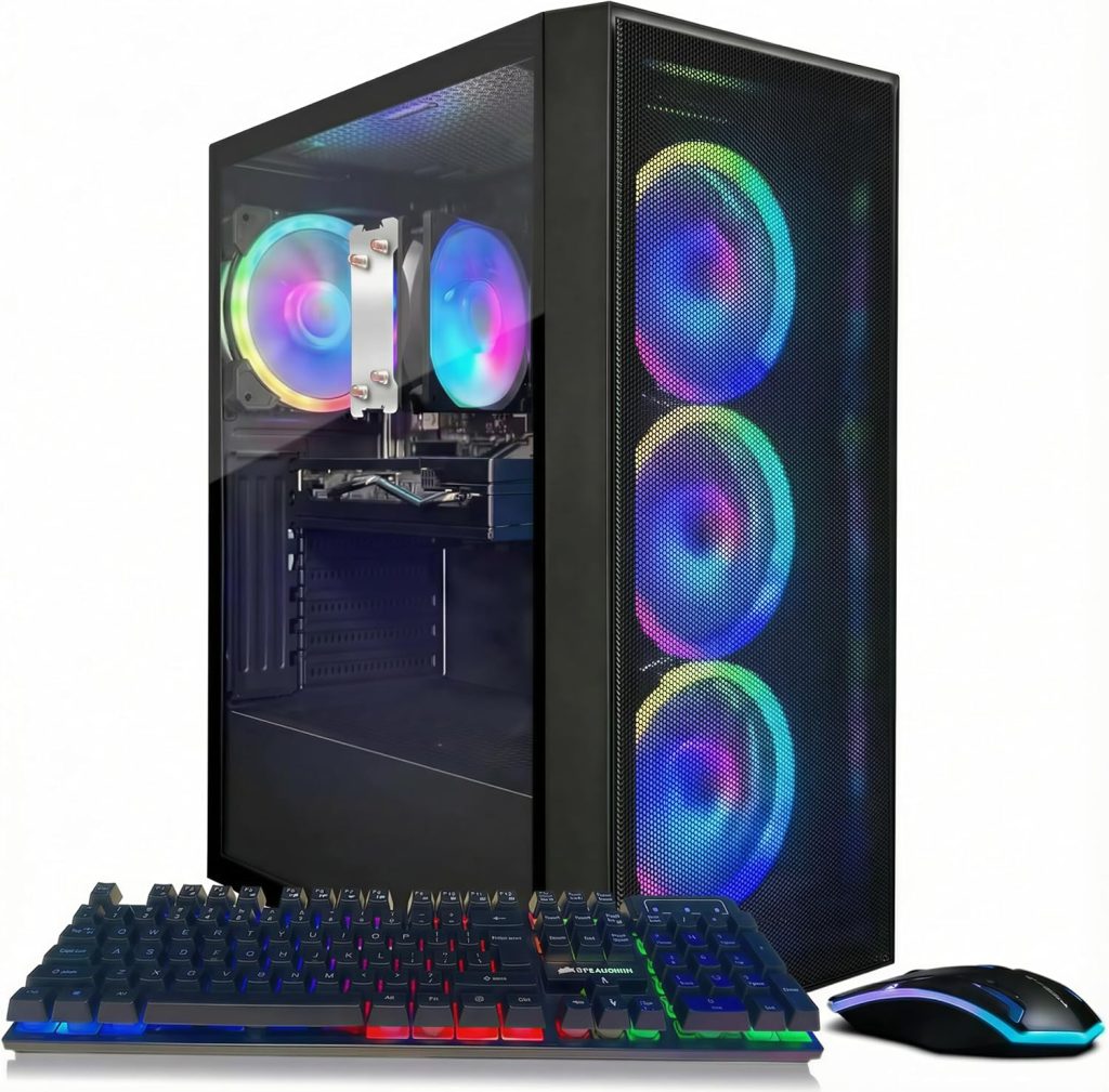 STGAubron Gaming PC Computer Desktop, AMD Ryzen