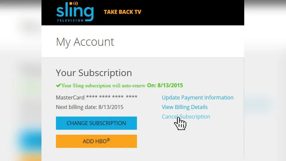 How to Cancel Sling Television