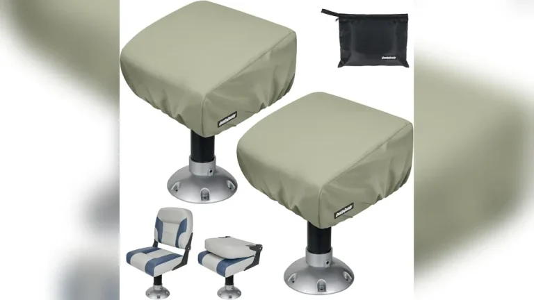 Best Pontoon Seat Covers for Saltwater Use