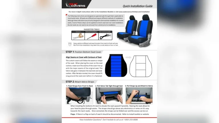 How to Install Seat Covers