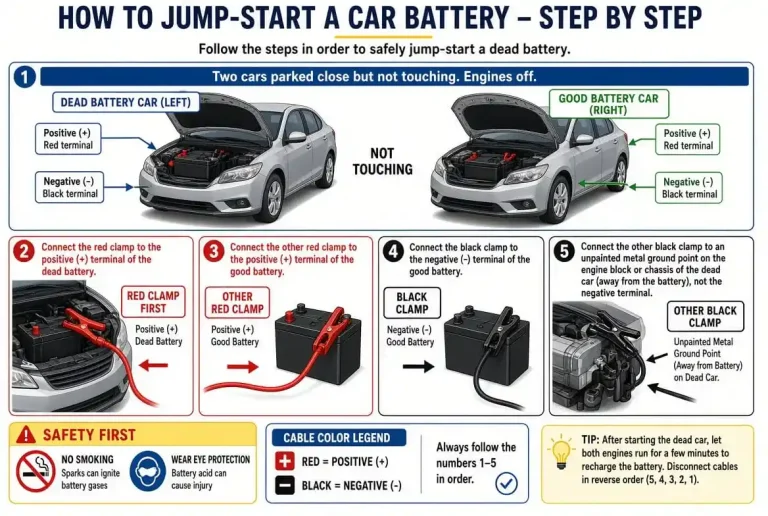 How to put on jumper cables​