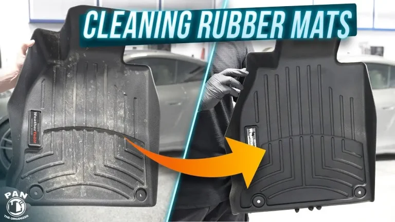 How to Clean Rubber Car Floor Mats